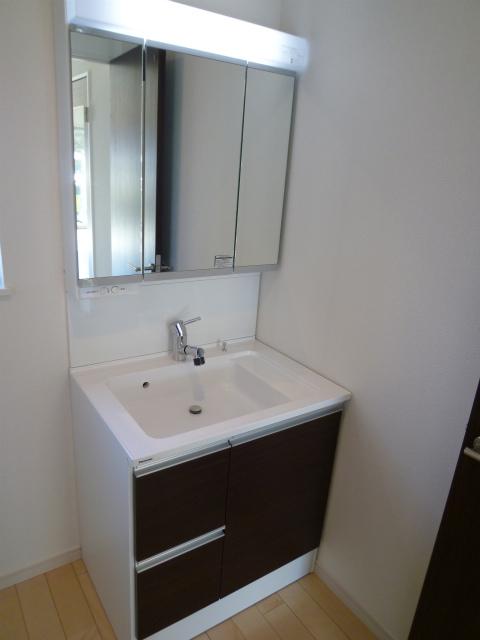 Other Equipment.  [Bathroom vanity]  ※ Hand shower, Three-sided mirror mirror