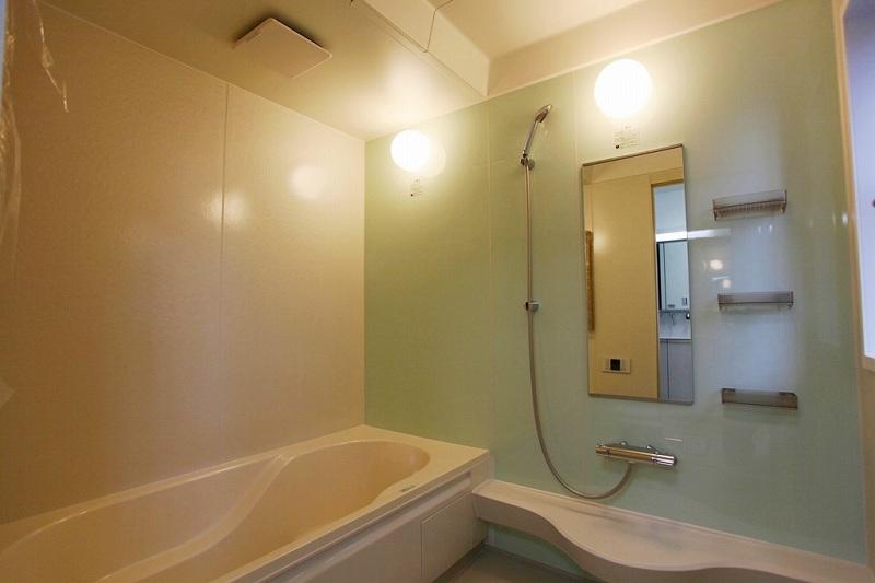 Building plan example (introspection photo). Convenient bathroom building plan example building price 17.1 million yen building area, such as tub and bar sliding shower also enjoy shape sitz bath 99.18m2