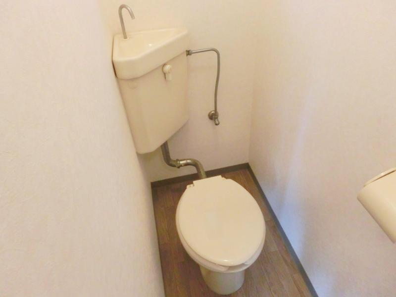 Toilet. It is a toilet with a clean! !