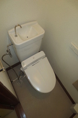 Toilet. Spacious.