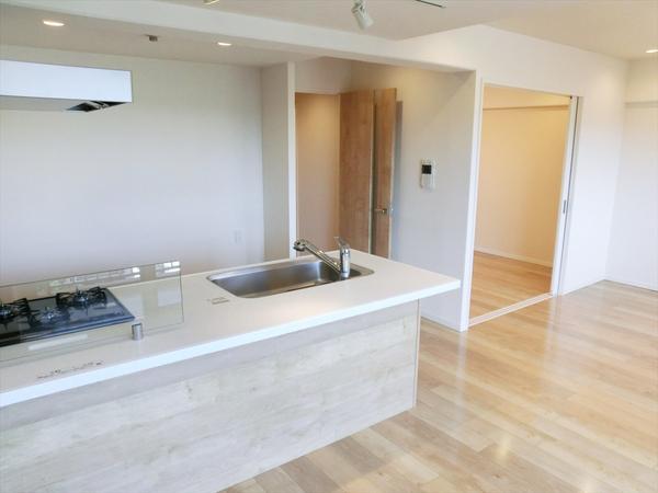 Kitchen. It is an open kitchen.