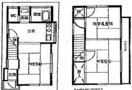 Floor plan. 11 million yen, 3DK, Land area 33.97 sq m , Building area 47.59 sq m