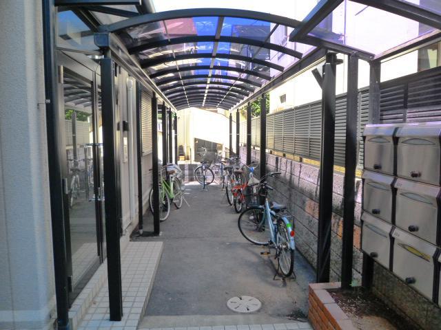 Other common areas. Is a bicycle parking lot