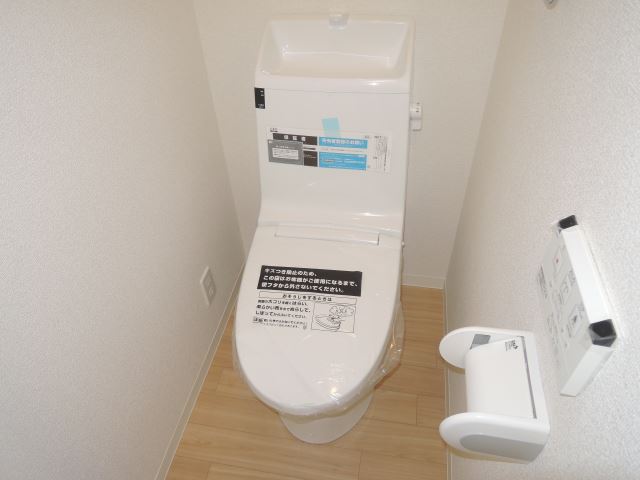 Toilet. With warm water washing toilet seat