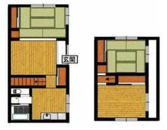Floor plan. 17.5 million yen, 3LDK, Land area 69.34 sq m , Building area 69.34 sq m