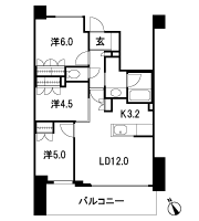 Floor: 3LDK, occupied area: 65.38 sq m, Price: 34,900,000 yen, now on sale