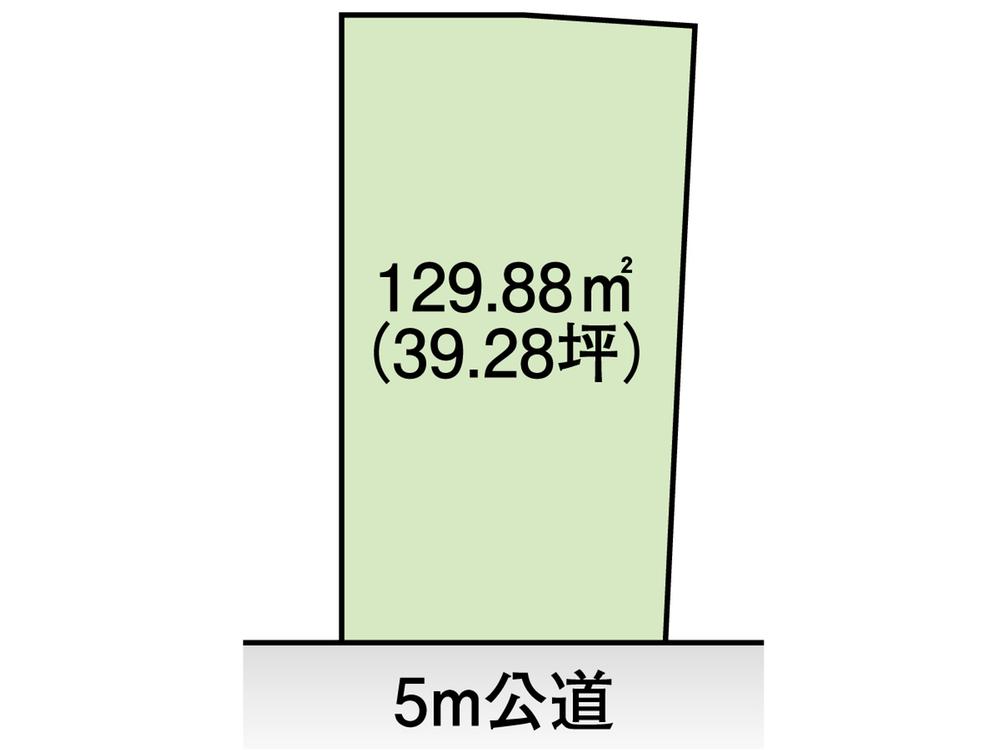 Compartment figure. Land price 16.5 million yen, Land area 129.88 sq m
