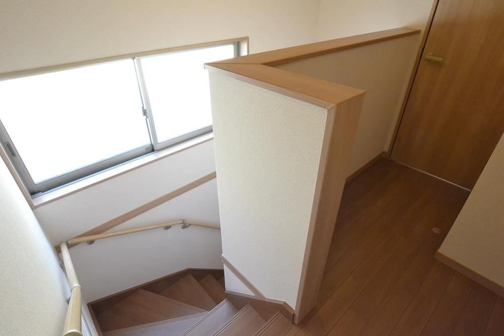 Other. Bright staircase with window.