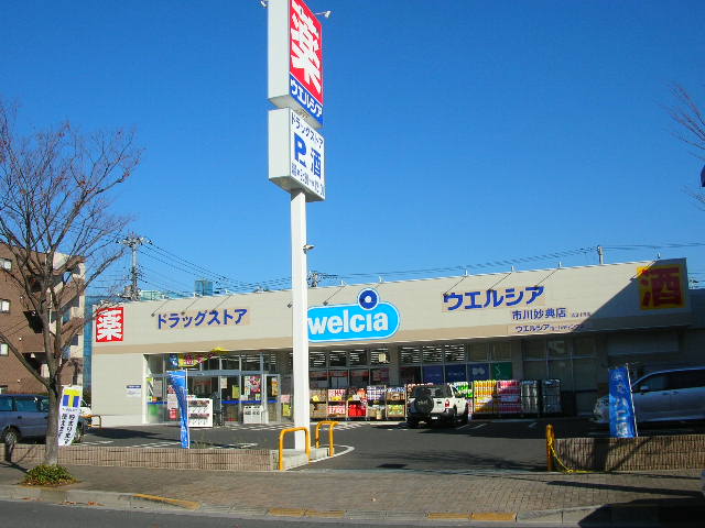 Dorakkusutoa. Uerushia Ichikawa Myoden shop 650m until (drugstore)