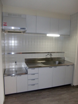 Kitchen. Plenty of storage & amp; there is also a refrigerator yard