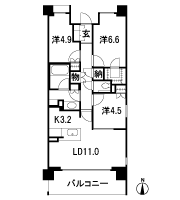 Floor: 3LDK + N + WIC, the occupied area: 70.56 sq m, Price: TBD