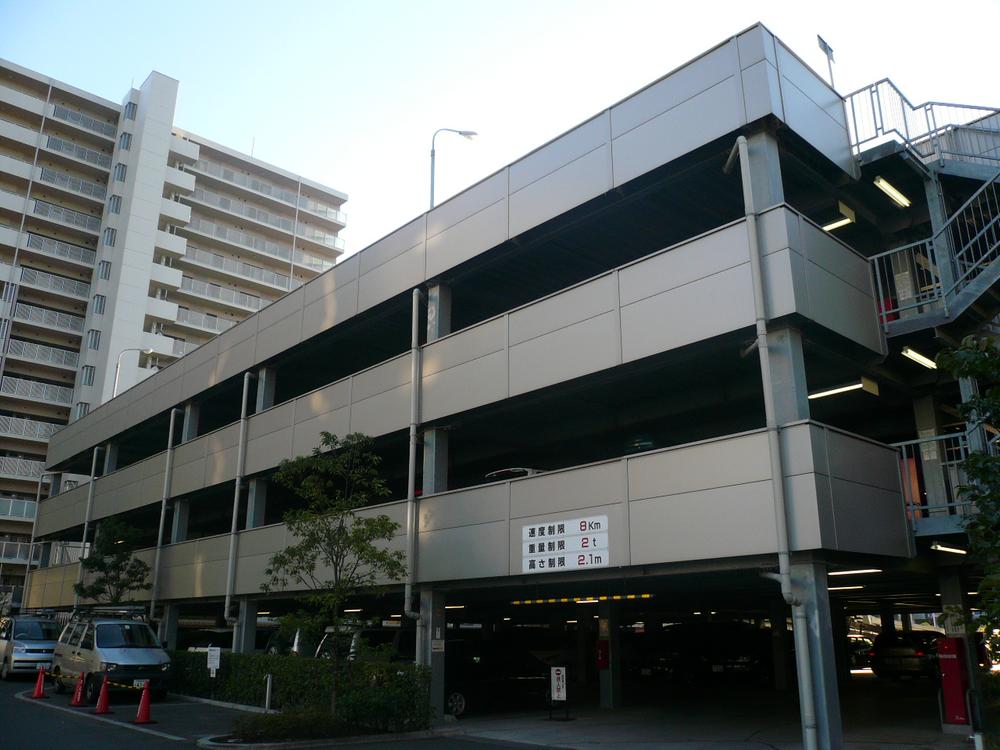 Parking lot. Common areas