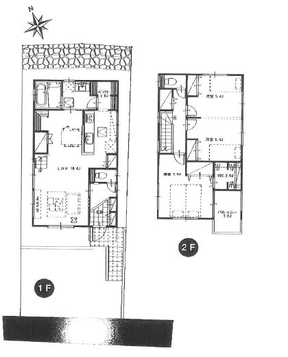 Floor plan. 36,300,000 yen, 3LDK, Land area 123.82 sq m , Building area 96.05 sq m