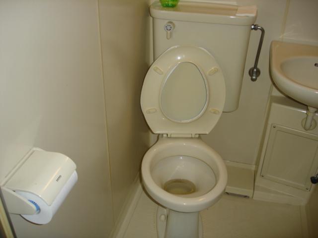 Toilet. It's 3-point unit cleaning is Easy