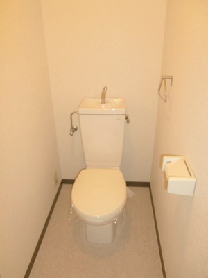 Toilet. Bidet can be installed.