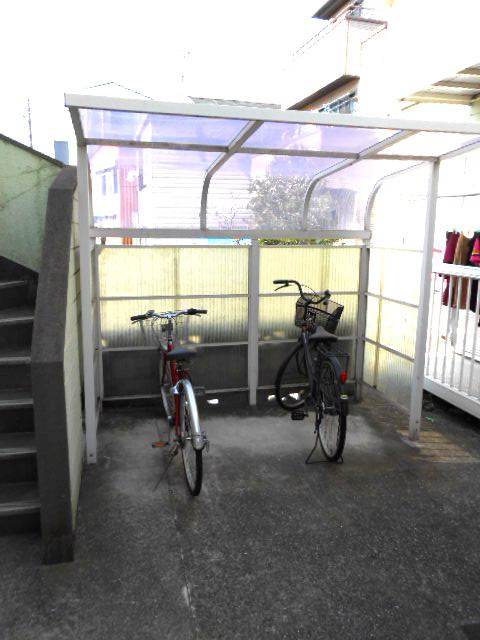 Other common areas. Residents dedicated bicycle parking. 