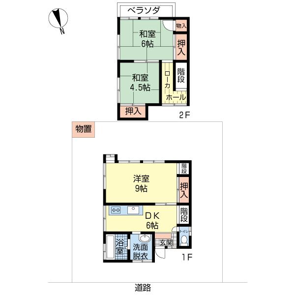 Floor plan. 15 million yen, 3DK, Land area 86.31 sq m , Building area 52.98 sq m