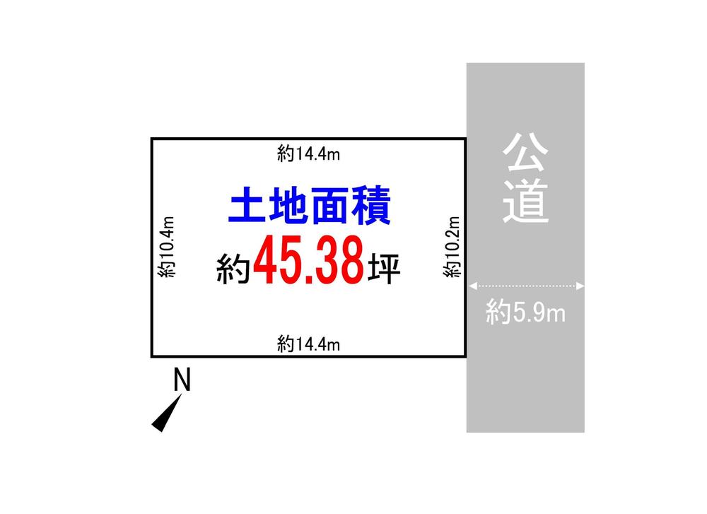 Compartment figure. Land price 19.9 million yen, Land area 150.02 sq m