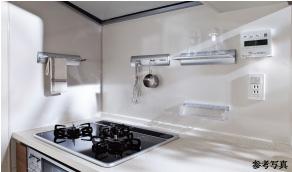 Other Equipment. Enamel kitchen panel adopted. Stubborn oil stains are often stove around. If high-quality enamel non-stick, Care is easy. ※ specification ・ Please contact property in charge of details of the equipment color.