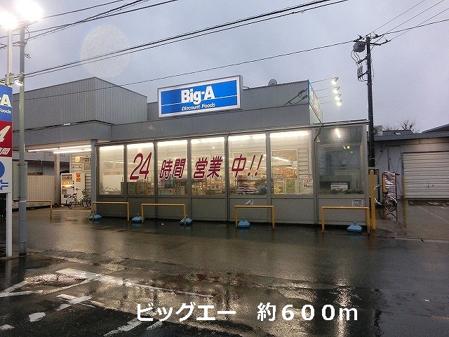 Supermarket. Biggue 600m until Ichikawa Shimokaizuka (super)