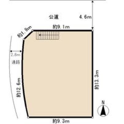 Compartment figure. Land price 35 million yen, Land area 134.54 sq m
