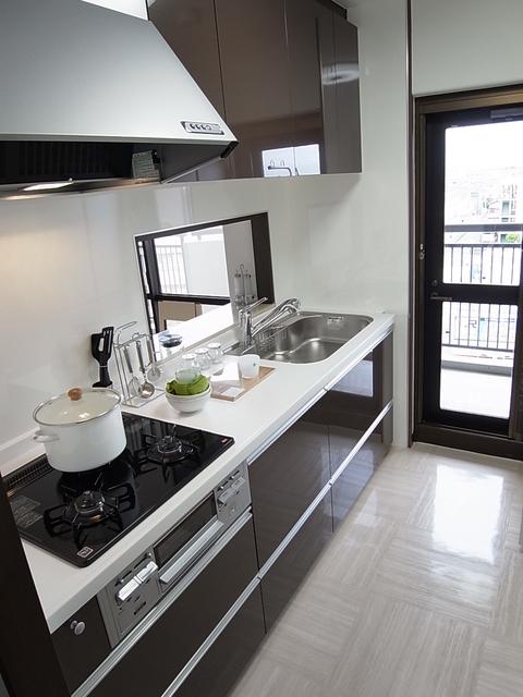 Kitchen. With back door to the kitchen. Ventilation is also good