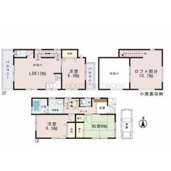 Floor plan. 32,500,000 yen, 3LDK, Land area 76.02 sq m , Building area 76.83 sq m