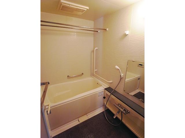 Bathroom. With bathroom ventilation dryer