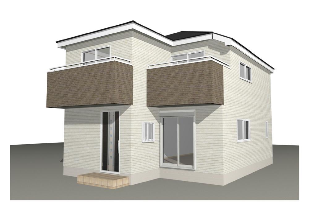 Rendering (appearance). ■ (1 Building) Rendering 2014 mid-January will be completed in the southern two-sided balcony bright house
