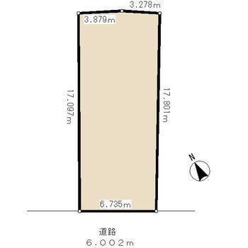 Compartment figure. Land price 19,800,000 yen, Land area 123.48 sq m