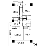 Floor: 3LDK + SWIC + WIC, the occupied area: 72.69 sq m, Price: 37,480,000 yen, now on sale