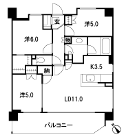 Floor: 3LD ・ K + N (storeroom) + WIC (walk-in closet) + SIC (shoes closet), the occupied area: 68.22 sq m, Price: 37,300,000 yen, now on sale
