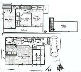 Floor plan. 39,800,000 yen, 4LDK+S, Land area 111.1 sq m , Building area 102.68 sq m