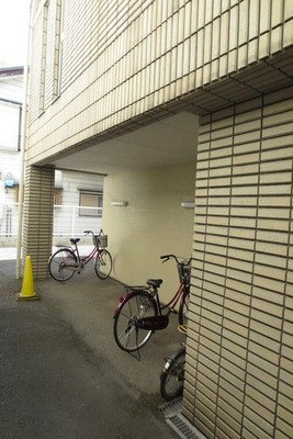 Other common areas. Happy Covered bicycle parking