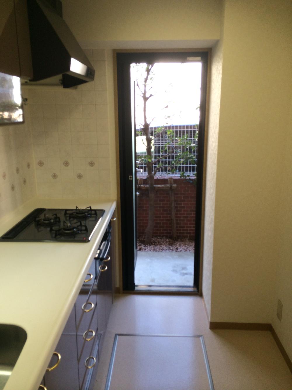 Other. You go out in the back door from the kitchen.