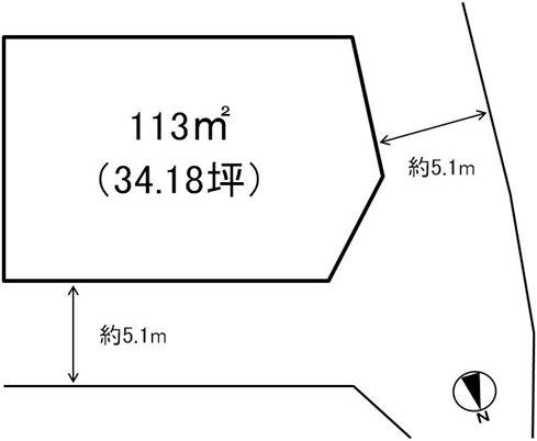 Compartment figure. Land price 12 million yen, No land area 113 sq m building conditions Corner lot