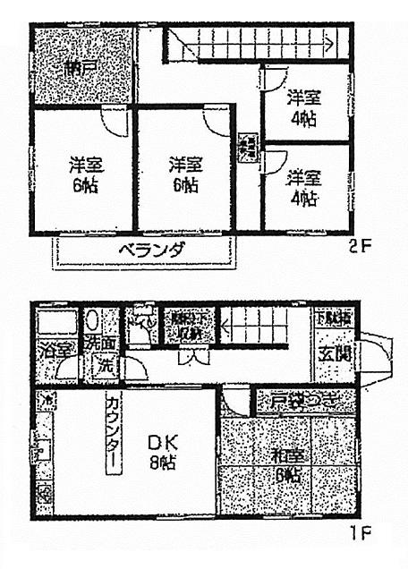 Floor plan. 19,800,000 yen, 5DK + S (storeroom), Land area 131.8 sq m , Building area 88.34 sq m