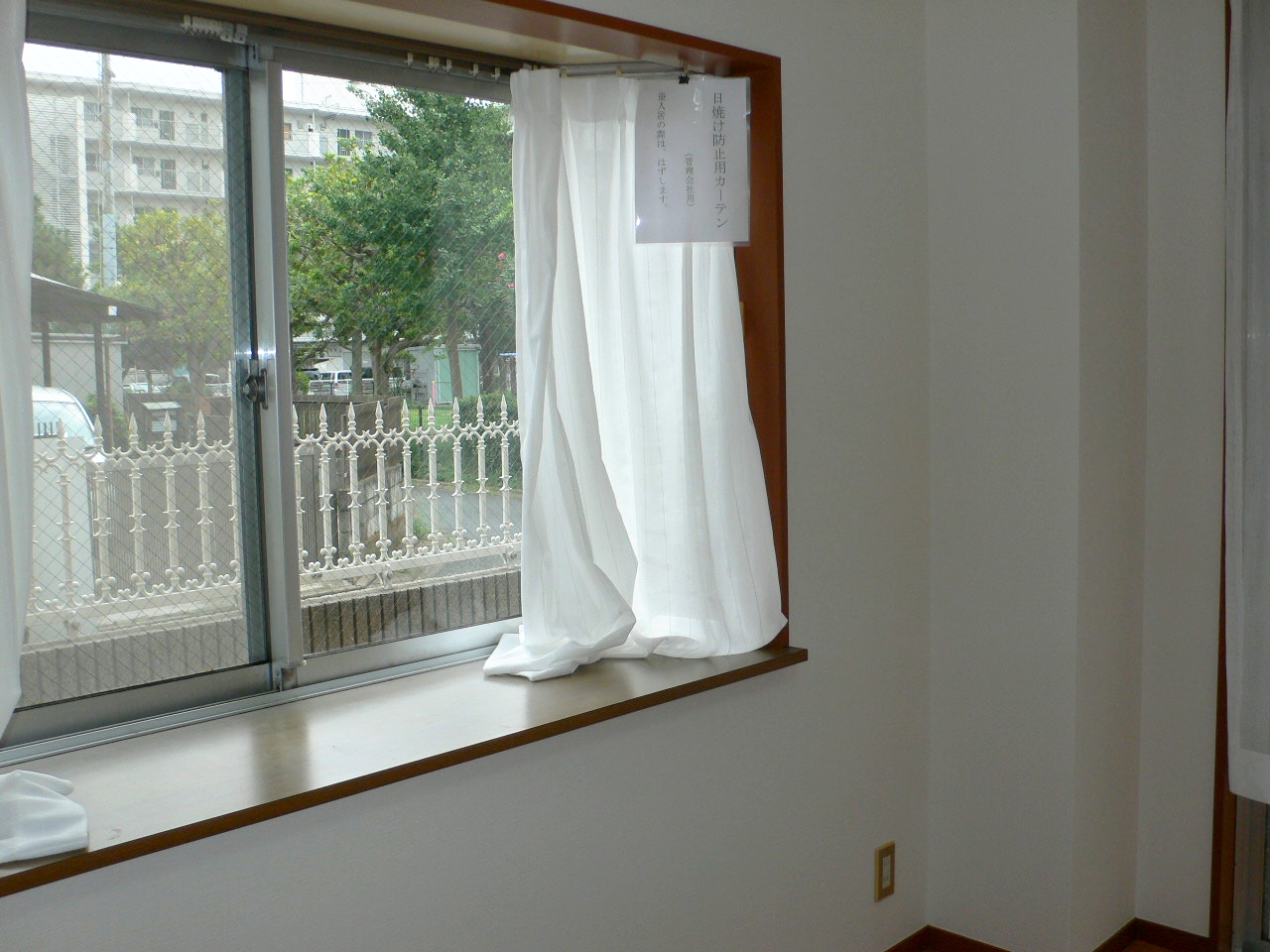 Living and room. Western-style bay window