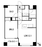 Floor: 1LDK + S, the occupied area: 48.13 sq m, Price: 29,800,000 yen, now on sale