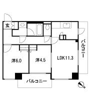 Floor: 2LDK, occupied area: 50.45 sq m, Price: 27,900,000 yen, now on sale