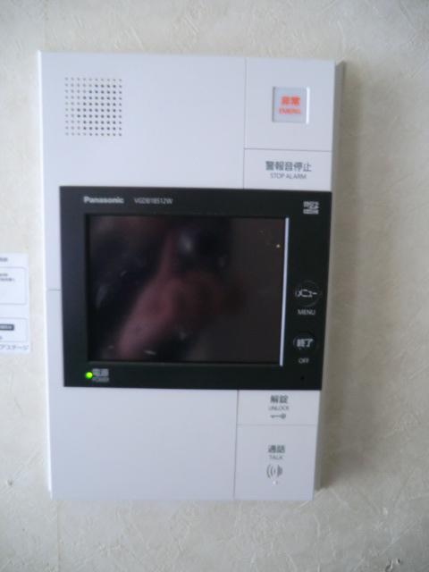 Other introspection. Intercom with TV monitor in the room (August 2013) Shooting