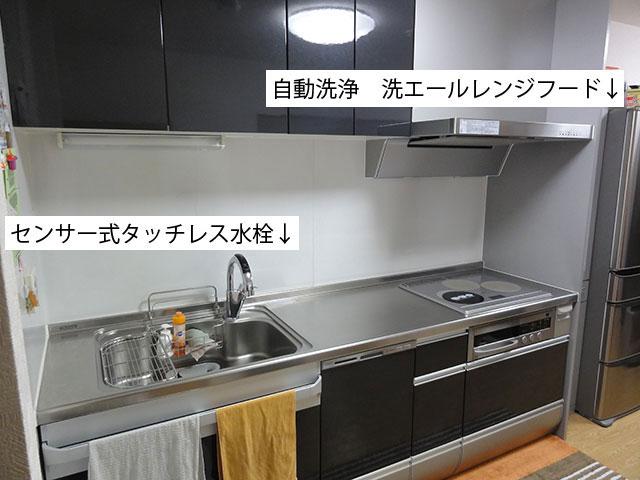 Kitchen. System kitchen (IH stove ・ Dishwasher ・ Built-in water purifier)