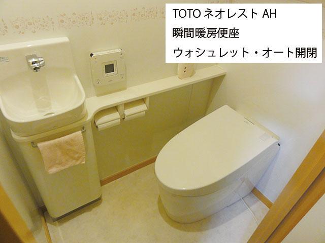 Toilet. Tankless toilet (with wash-basin)