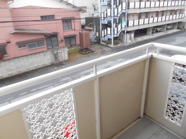 Balcony. Sunny veranda