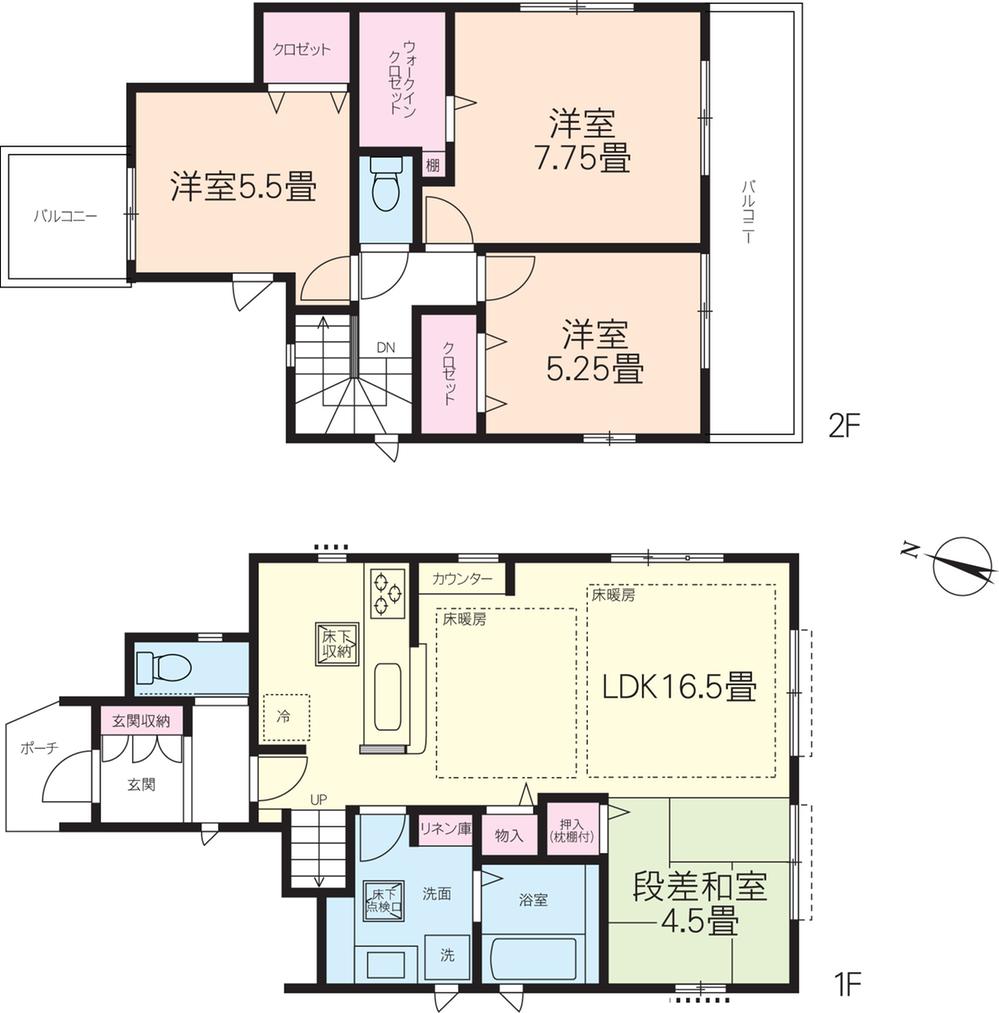 Floor plan. 28,900,000 yen, 3LDK, Land area 110 sq m , Building area 94.4 sq m