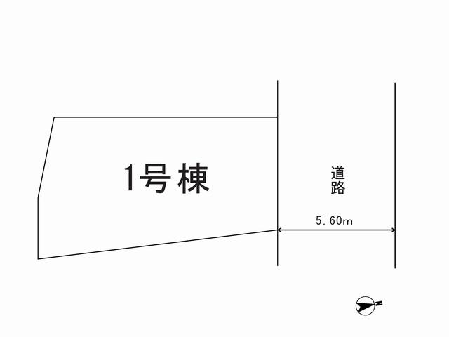 Compartment figure. 18,800,000 yen, 3LDK, Land area 66.13 sq m , Building area 66.13 sq m the entire road is 5.6m A margin is a road width!