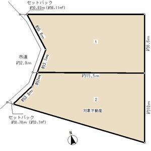 Compartment figure. Land price 40 million yen, Land area 132.25 sq m