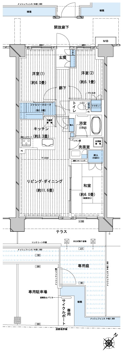 Floor: 3LDK + FC, the occupied area: 70.48 sq m, Price: 35,980,000 yen, now on sale