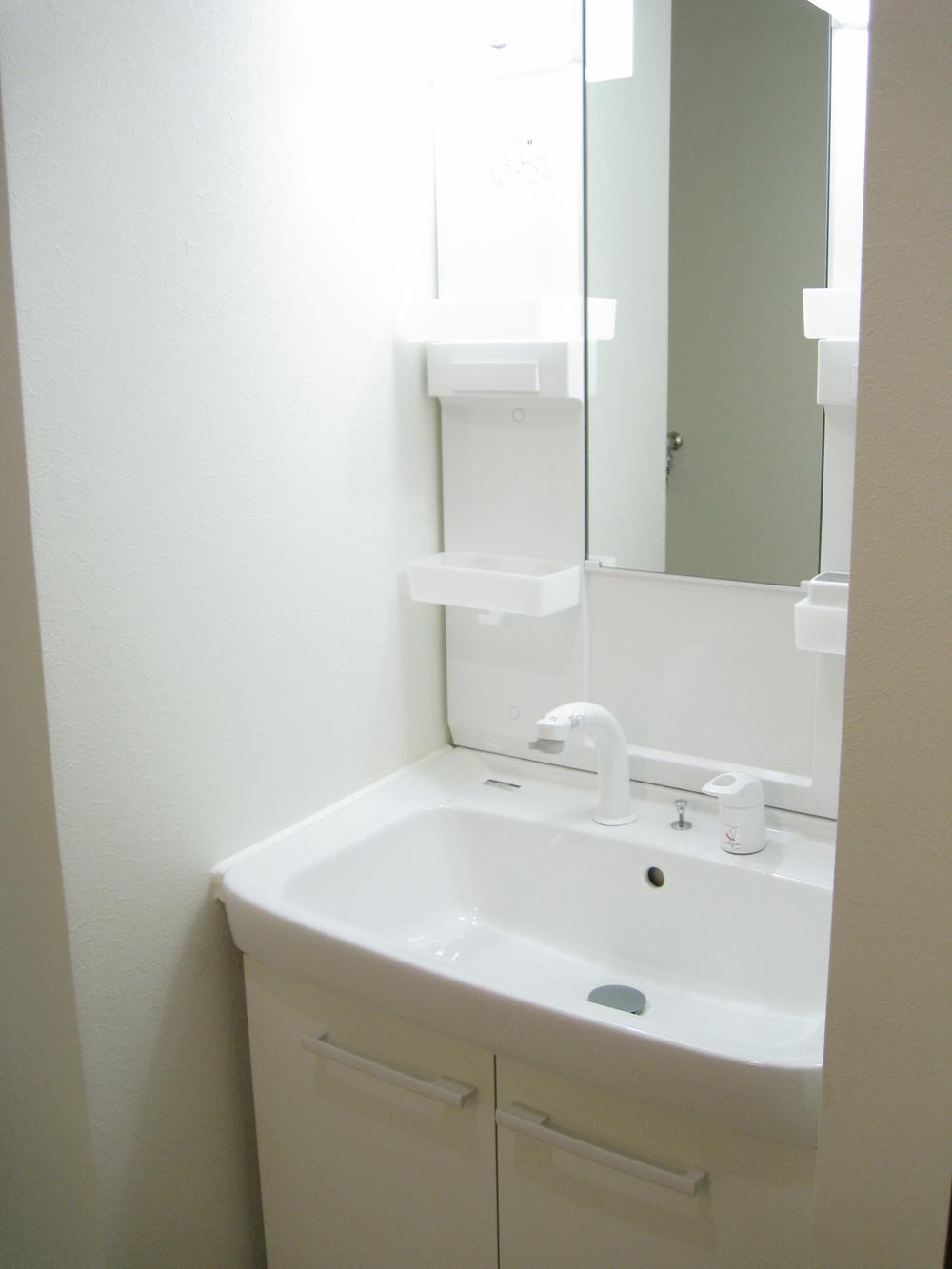 Wash basin, toilet. Indoor (11 May 2013) shooting a new bathroom vanity