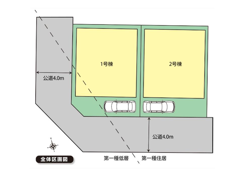 Compartment figure. 39,800,000 yen, 4LDK, Land area 80.33 sq m , Building area 92.32 sq m